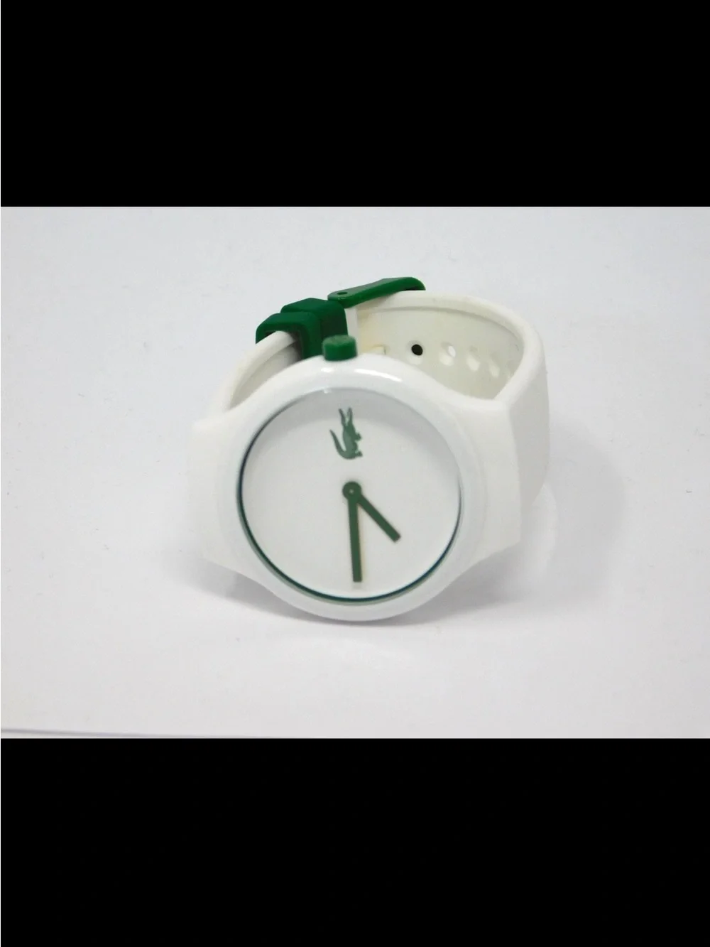 Lacoste Coa Watch White Dial Logo Silicone Band Unisex Sporty lc 90.4 47 2642